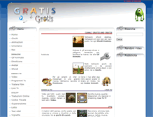 Tablet Screenshot of gratisandgratis.com